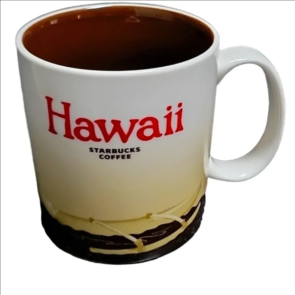 Starbucks Hawaii Aloha Tropical Collector Series Large 16 OZ Mug Tea Coffee